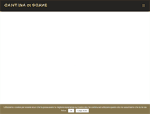 Tablet Screenshot of cantinasoave.it